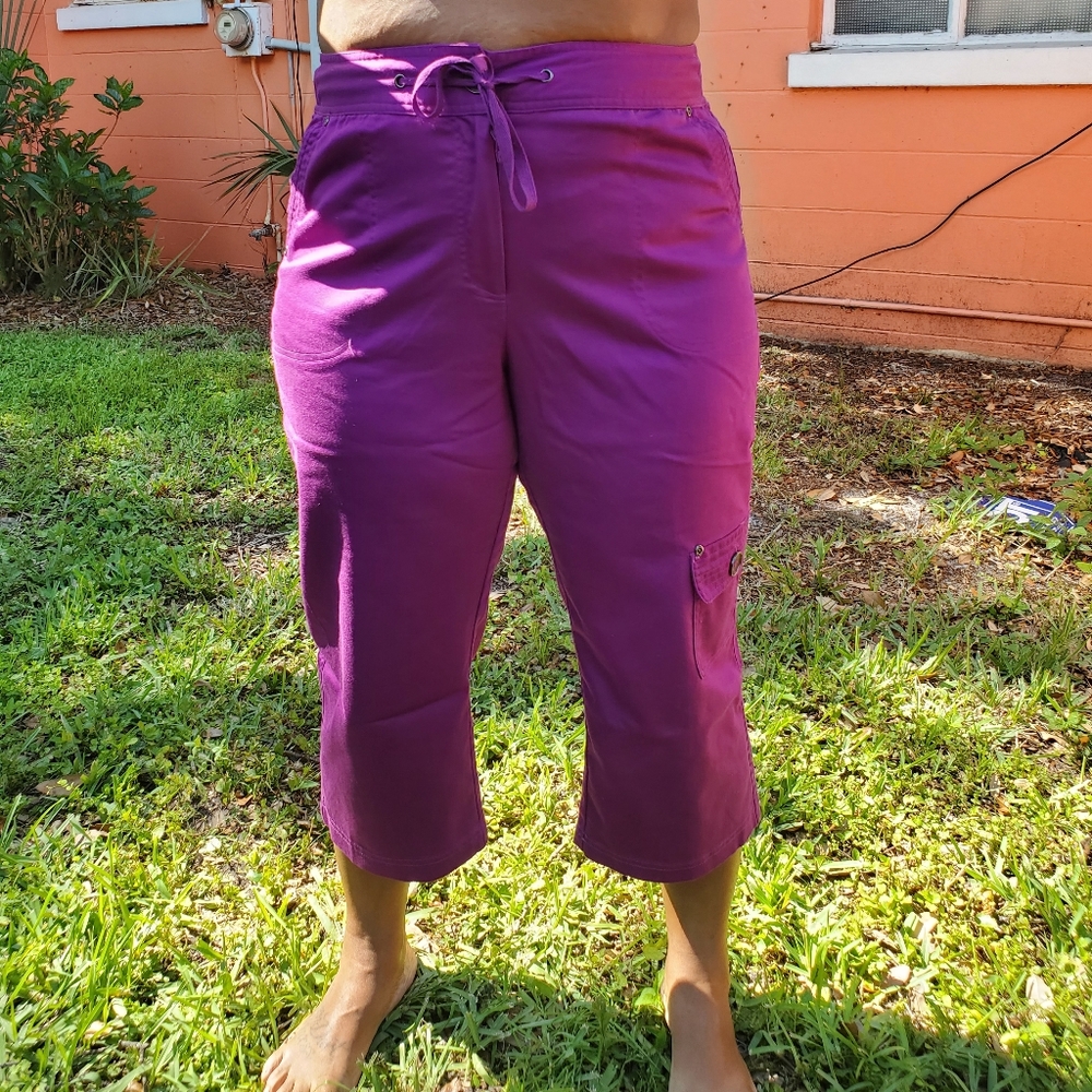 Purple Capri pants